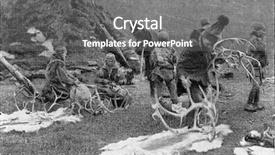  Presentation with camp - Amazing PPT theme having illustrated - skin primer in a camp backdrop and a gray colored foreground