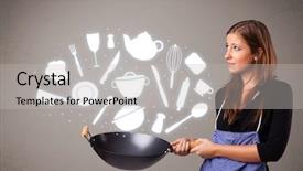  Presentation with accessories - Theme having education lesson learn study student background and a gray colored foreground