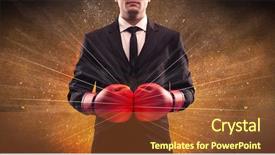  Presentation with successful person - PPT layouts consisting of illustrated power lines and pieces background and a  colored foreground