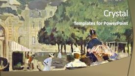  Presentation with paint book - Beautiful PPT theme featuring underwater scene showing different colorful fishes swimming backdrop and a cobalt blue colored foreground