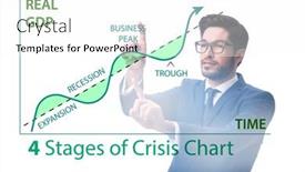  Presentation with crisis - PPT layouts with illustration-of-four-stages background and a pink colored foreground