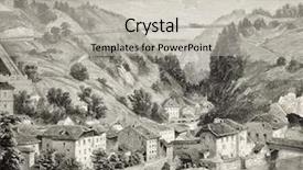  Presentation with bridge concrete - Audience pleasing slide deck consisting of river valley - illustration of fribourg old suspension backdrop and a light gray colored foreground