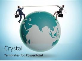 Illustration Of Global International Conflict PPT template 61 ...