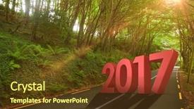  Presentation with numbers - Colorful presentation enhanced with illustration of numbers in red backdrop and a  colored foreground