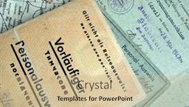  Presentation with history time - Slides enhanced with illustrative-editorial-documents-of-ukrainian background and a  colored foreground