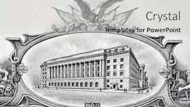  Presentation with patent - Cool new theme with illustrative-editorial-usa-invention-patent backdrop and a light gray colored foreground