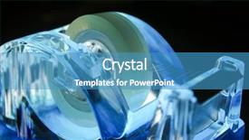  Presentation with tape - Amazing presentation design having ilumination - tape dispencer iluminated on black backdrop and a teal colored foreground