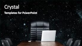  Presentation with desktop - PPT layouts having blank desktop on a black background and a black colored foreground