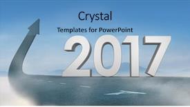  Presentation with law blue sky scales of justice - PPT theme featuring image 3d of road leading background and a light blue colored foreground