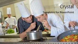  Presentation with recipe dessert - Cool new theme with image enhancement - smelling the recipe backdrop and a  colored foreground