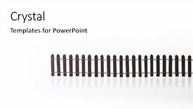  Presentation with barbed wire fence prison concept - Cool new theme with image for divides and obstacles backdrop and a white colored foreground