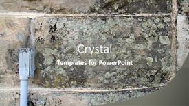  Presentation with material concrete - Cool new slides with three garlic on wooden table close up backdrop and a lemonade colored foreground