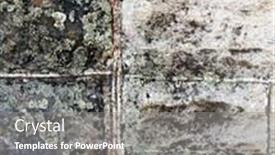  Presentation with concrete material - PPT layouts with image from exterior building material texture background series stone cement concrete rock stucco and metal background and a gray colored foreground