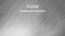  Presentation with brushed metal - Amazing slide set having image from shiny brushed metal backdrop and a gray colored foreground