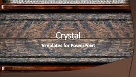  Presentation with wood texture - PPT theme enhanced with image from wood texture layered background series background and a tawny brown colored foreground