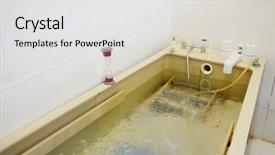  Presentation with hydrotherapy - Colorful theme enhanced with image hot tubs hydrotherapy backdrop and a white colored foreground