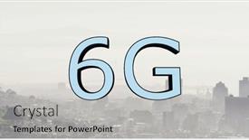  Presentation with processing - Slide deck enhanced with image-of-6g-text-over background and a light gray colored foreground