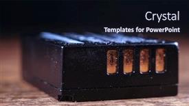  Presentation with accumulator - PPT layouts featuring image-of-a-accumulator-close background and a wine colored foreground