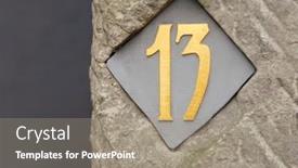  Presentation with art - Amazing slide set having image-of-a-art-nouveau backdrop and a coral colored foreground