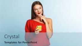  Presentation with thinking - Colorful PPT layouts enhanced with image-of-a-beautiful-dreaming backdrop and a light blue colored foreground