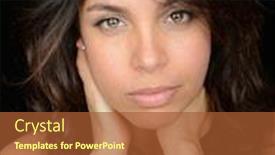  Presentation with latino - Beautiful PPT theme featuring image of a beautiful latino woman backdrop and a red colored foreground