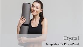  Presentation with exercises - PPT theme enhanced with image-of-a-beautiful-young background and a light gray colored foreground