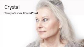  Presentation with being a single woman - Presentation theme having image of a best age background and a white colored foreground