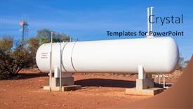  Presentation with tank - Beautiful slide deck featuring image-of-a-big-white backdrop and a teal colored foreground