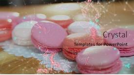  Presentation with connections - Slide deck with image-of-a-blue-qr background and a coral colored foreground