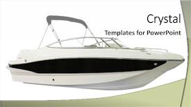  Presentation with boat - Slides having image of a boat background and a white colored foreground