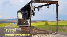  Presentation with skies - PPT layouts with image-of-a-burnt-out background and a violet colored foreground