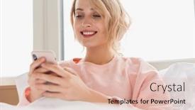  Presentation with mobile home - Colorful theme enhanced with image-of-a-cheerful-happy backdrop and a lemonade colored foreground