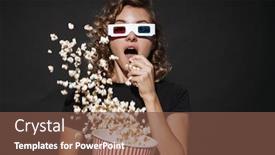  Presentation with dark grey - Slides enhanced with image-of-a-concentrated-cute background and a tawny brown colored foreground