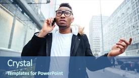  Presentation with african - Colorful slides enhanced with image of a confused african backdrop and a  colored foreground