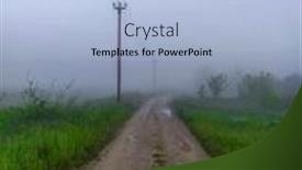  Presentation with bad weather - Audience pleasing presentation consisting of image-of-a-country-road backdrop and a light blue colored foreground