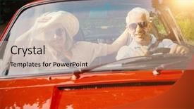  Presentation with image of car racing - PPT layouts enhanced with alternator - image of a couple doing background and a soft green colored foreground