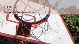  Presentation with park - PPT theme featuring image of a crucible background and a soft green colored foreground