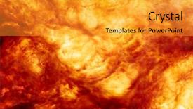  Presentation with fire explosion - Slide deck having fire explosive - background image of a fiery background and a gold colored foreground
