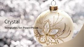  Presentation with golden christmas - Slide deck featuring image of a golden christmas background and a  colored foreground