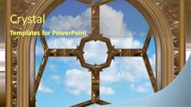  Presentation with gothic - Presentation having image-of-a-gothic background and a tawny brown colored foreground