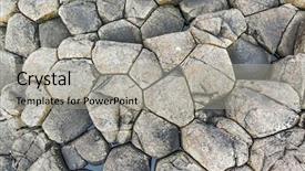  Presentation with stone - Cool new presentation design with grey stone giant causeway backdrop and a light gray colored foreground