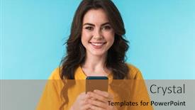  Presentation with optimistic - Slide set featuring image-of-a-happy-optimistic background and a red colored foreground