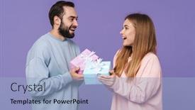  Presentation with purple wall - Beautiful PPT layouts featuring image-of-a-happy-young backdrop and a light blue colored foreground