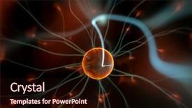  Presentation with plasma - Colorful PPT layouts enhanced with image of a plasma lamp backdrop and a wine colored foreground