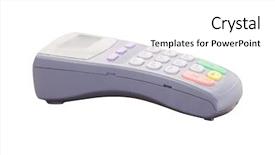  Presentation with plastic - Presentation design consisting of image of a plastic card background and a white colored foreground