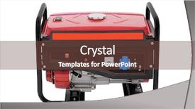  Presentation with station - Theme featuring emergenvy food - image of a portable power background and a lemonade colored foreground