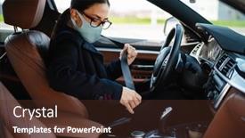  Presentation with car business - Cool new theme with image-of-a-pretty-business backdrop and a tawny brown colored foreground