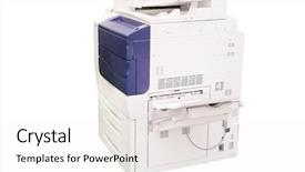  Presentation with paint industry - Slides enhanced with traffic indicator for bicycles at a dutch dike background and a violet colored foreground