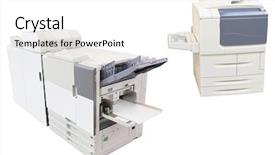  Presentation with printing industry - Amazing presentation having image of a professional printing backdrop and a white colored foreground