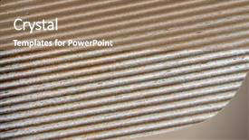  Presentation with metal plating - Amazing PPT theme having image of a rusty metal backdrop and a coral colored foreground